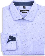 Synrgy by DXL Big & Tall Abstract Print Performance Dress Shirt