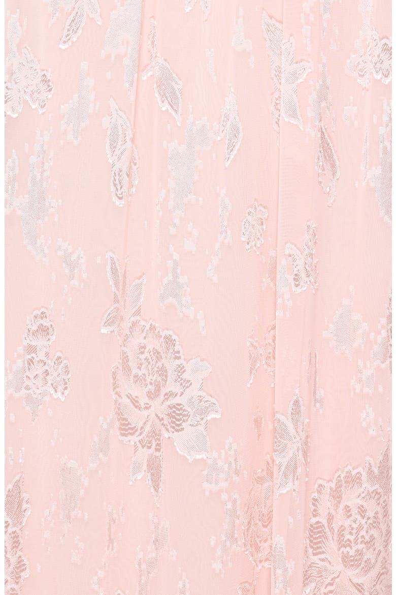 Lumina Metallic Jacquard Maxi Dress, Alternate, color, PINK