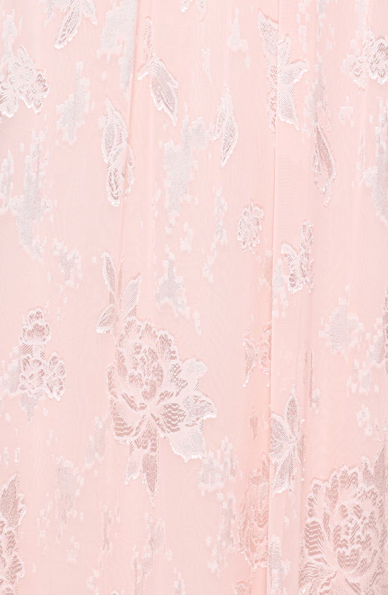 Petal & Pup Lumina Metallic Jacquard Maxi Dress, Alternate, color, 
