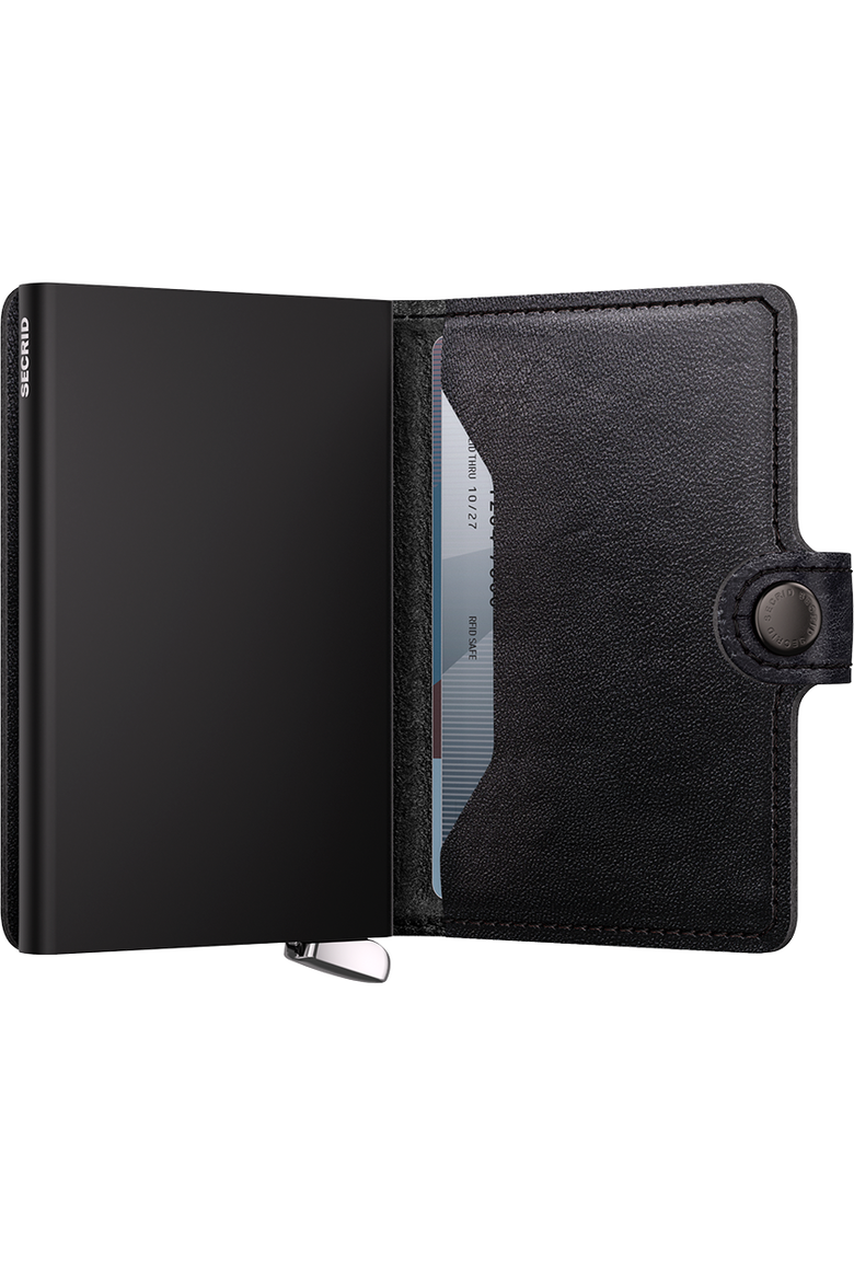 Premium Miniwallet+ Emboss Lines, Alternate, color, Black