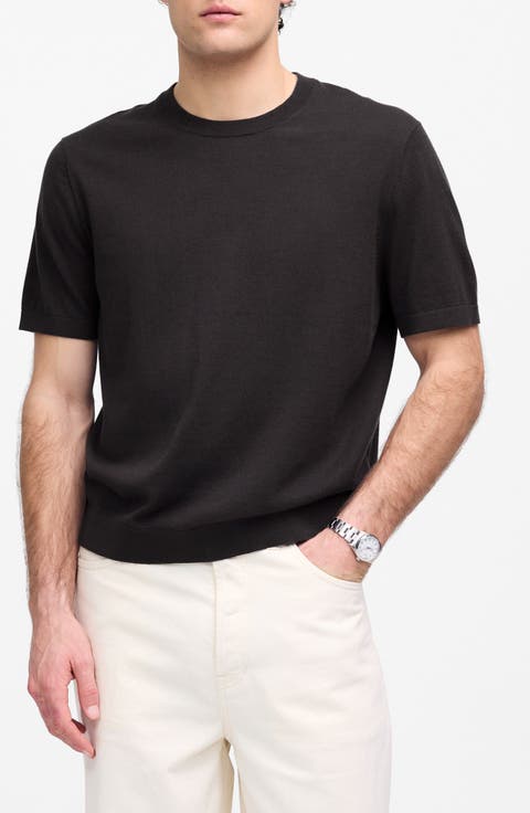 Cotton Crewneck Sweater T-Shirt