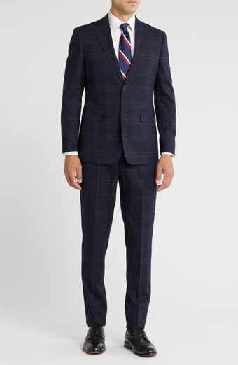 English Laundry Notched Lapel Two-Piece Suit