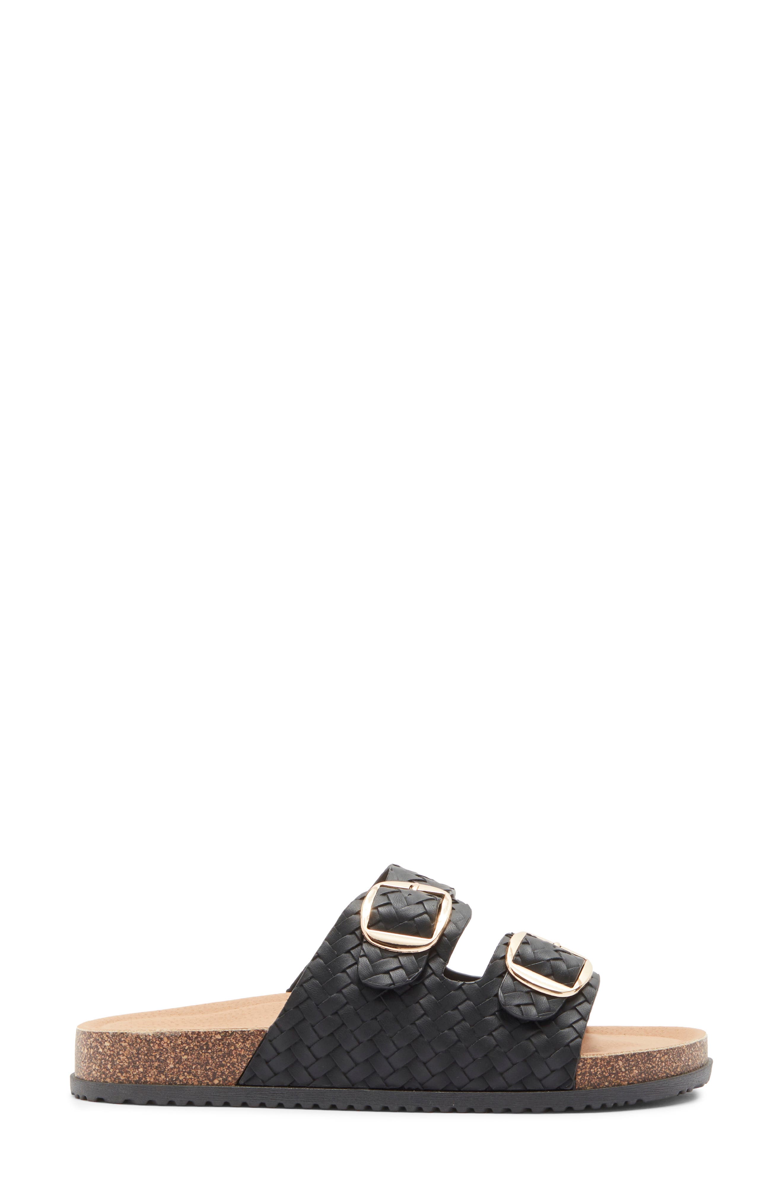 TOP MODA Luca Slide Sandal, Alternate, color, Black