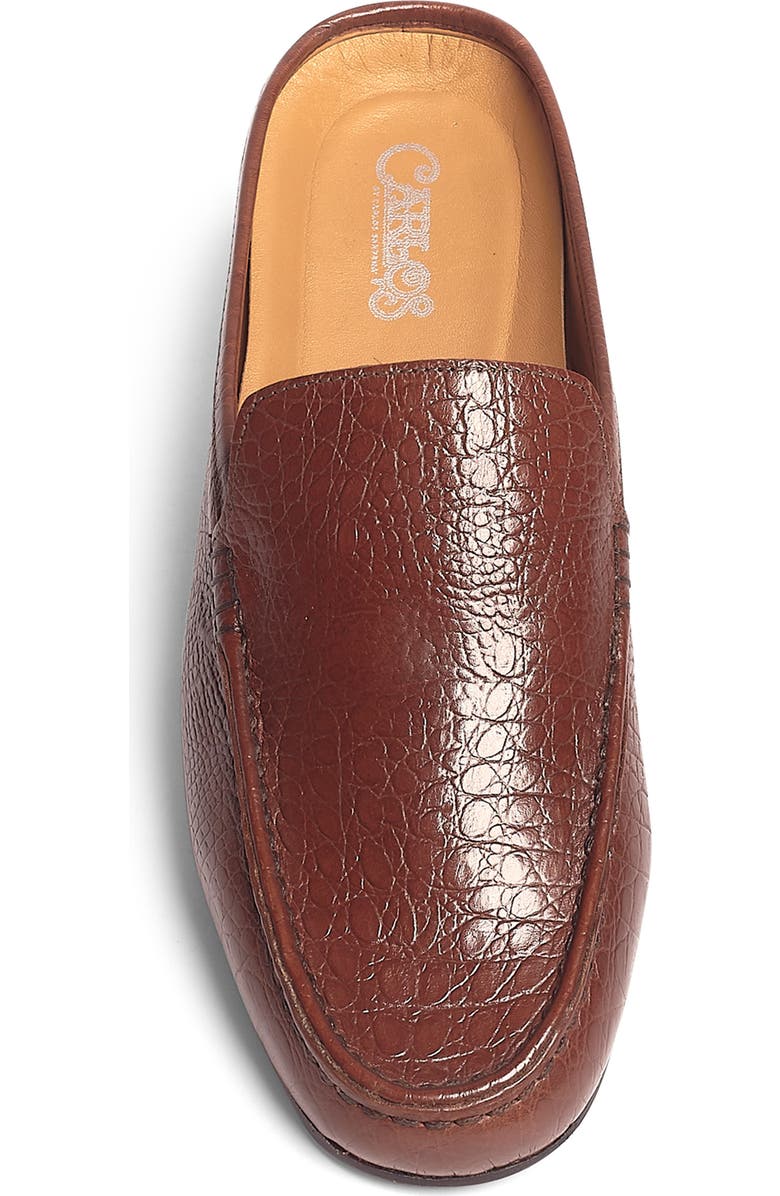 CARLOS SANTANA Cronos Alli Croc Embossed Mule, Alternate, color, Brown