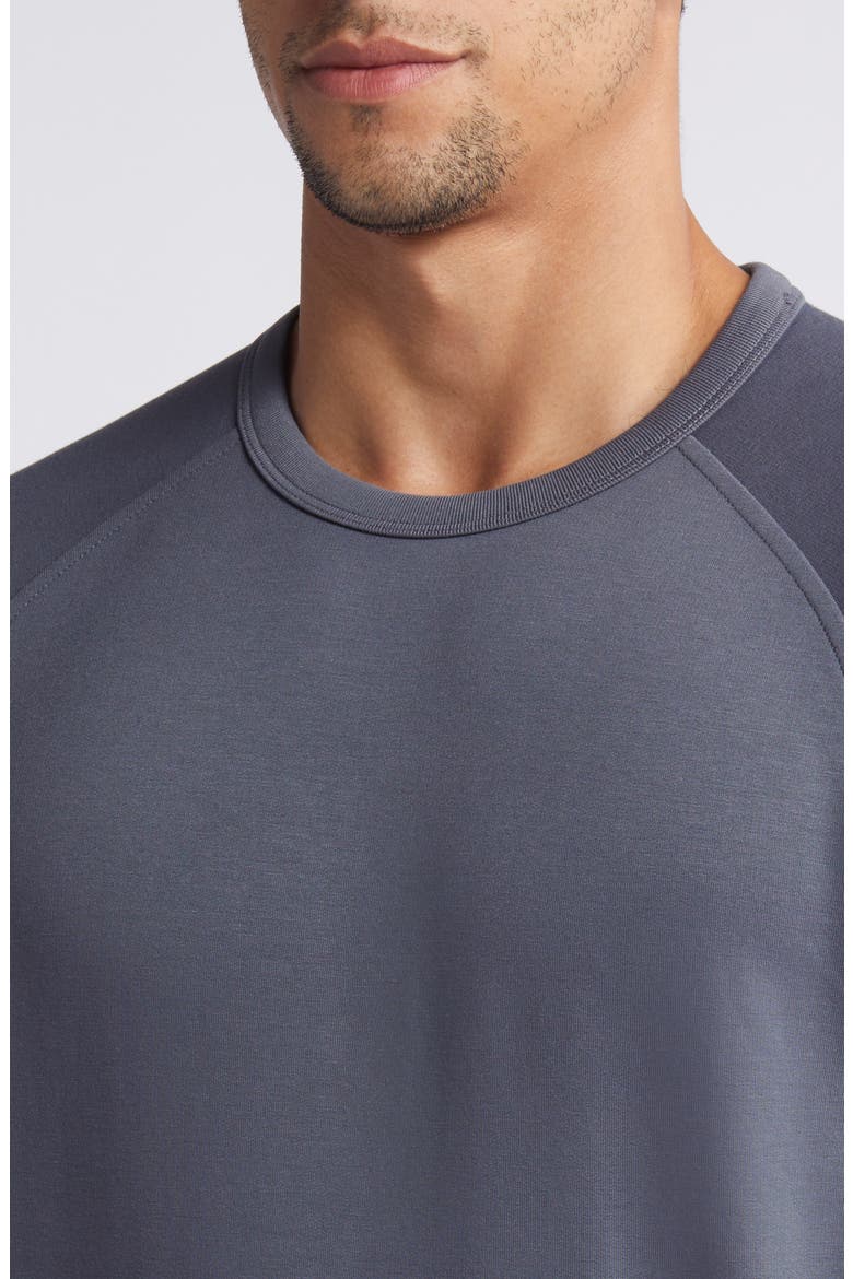 Fleece Crewneck Sweatshirt, Alternate, color, STORM CLOUD