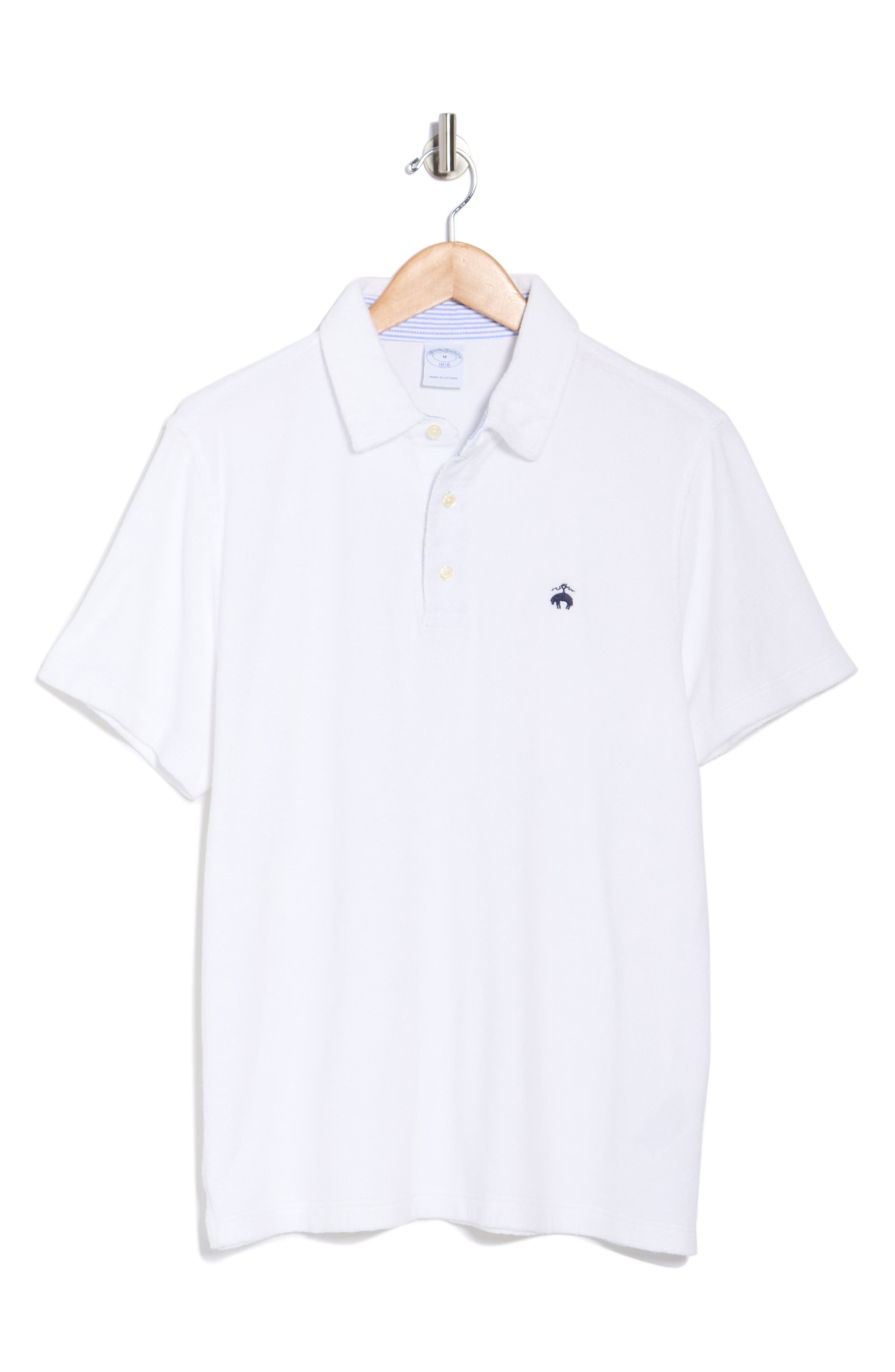 Brooks Brothers Short Sleeve Terry Cloth Polo