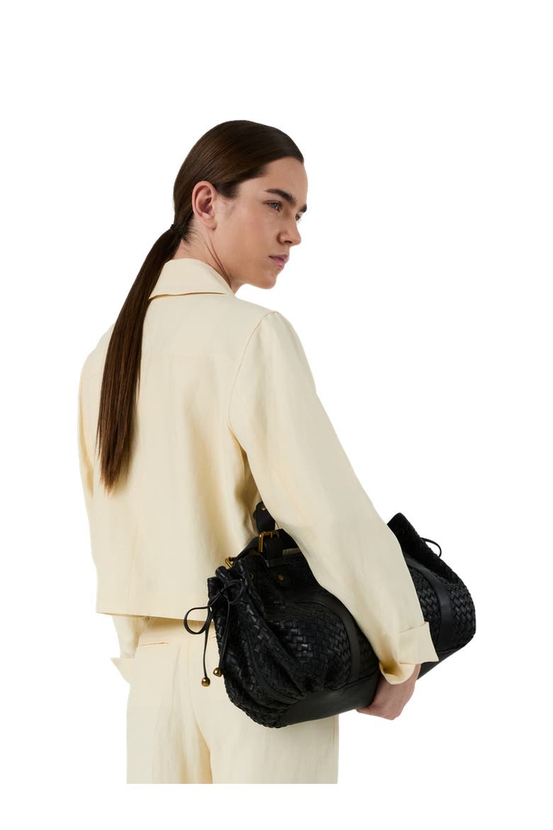 Tilda Cropped Jacket, Alternate, color, Yellow