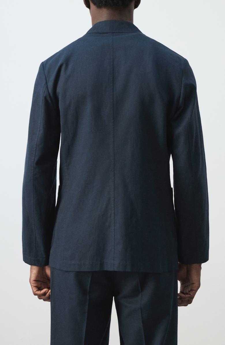 MANGO Slim Fit Blazer, Alternate, color, Navy