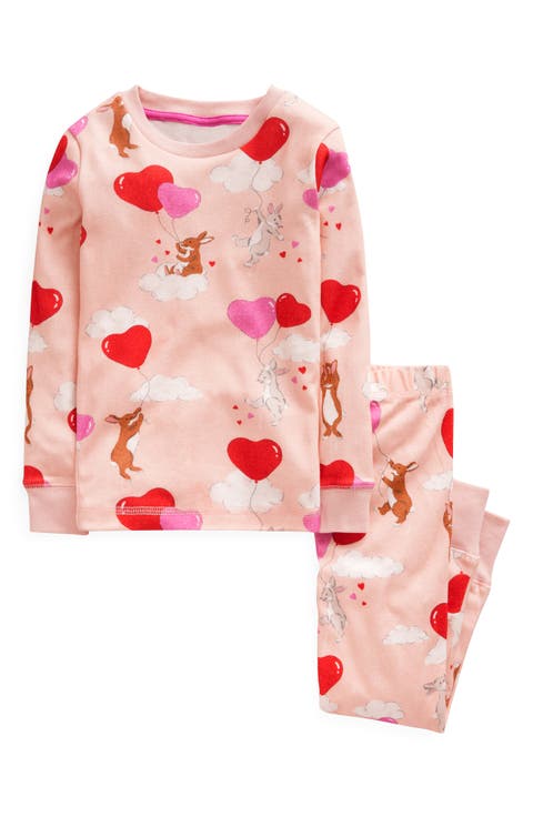 Kids' Bunnies Fitted Two-Piece Cotton Pajamas (Toddler, Little Kid & Big Kid)