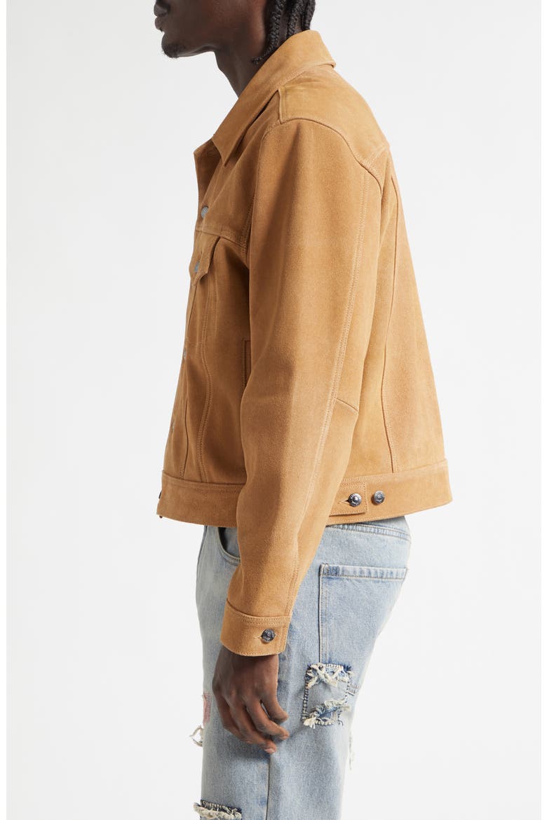 1968 Suede Trucker Jacket, Alternate, color, TAN