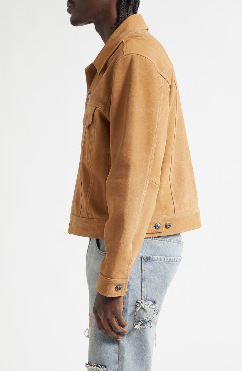 MIDNIGHT RODEO 1968 Suede Trucker Jacket, Alternate, color, Tan