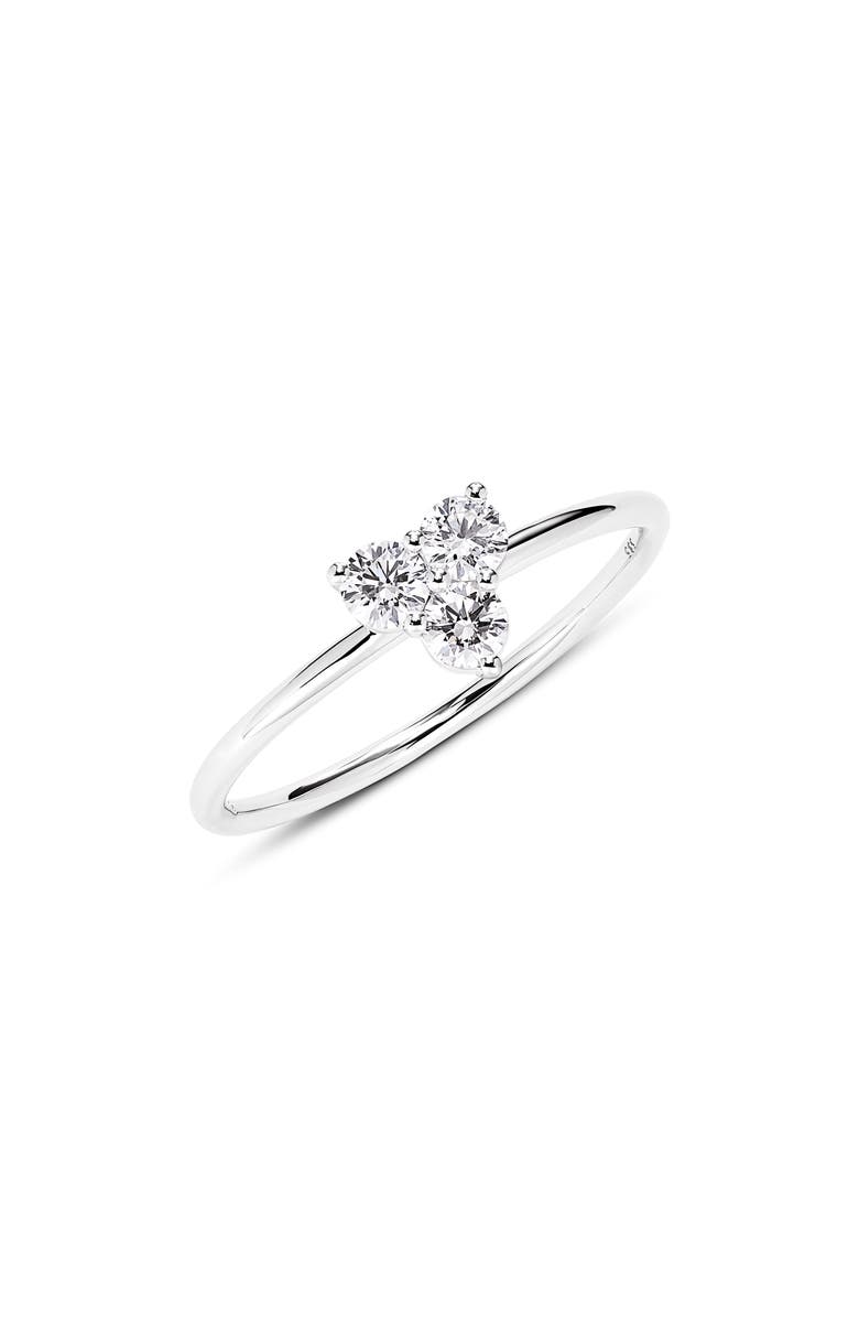 LIGHTBOX 0.3-Carat The Mini Trio Lab-Grown Diamond Ring, Main, color, 
