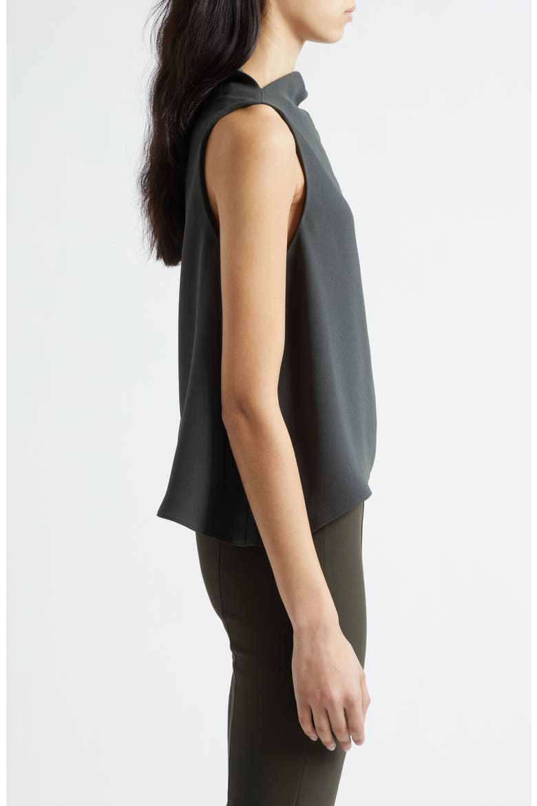 Asymmetric Drape Sleeveless Top, Alternate, color, DARK THYME