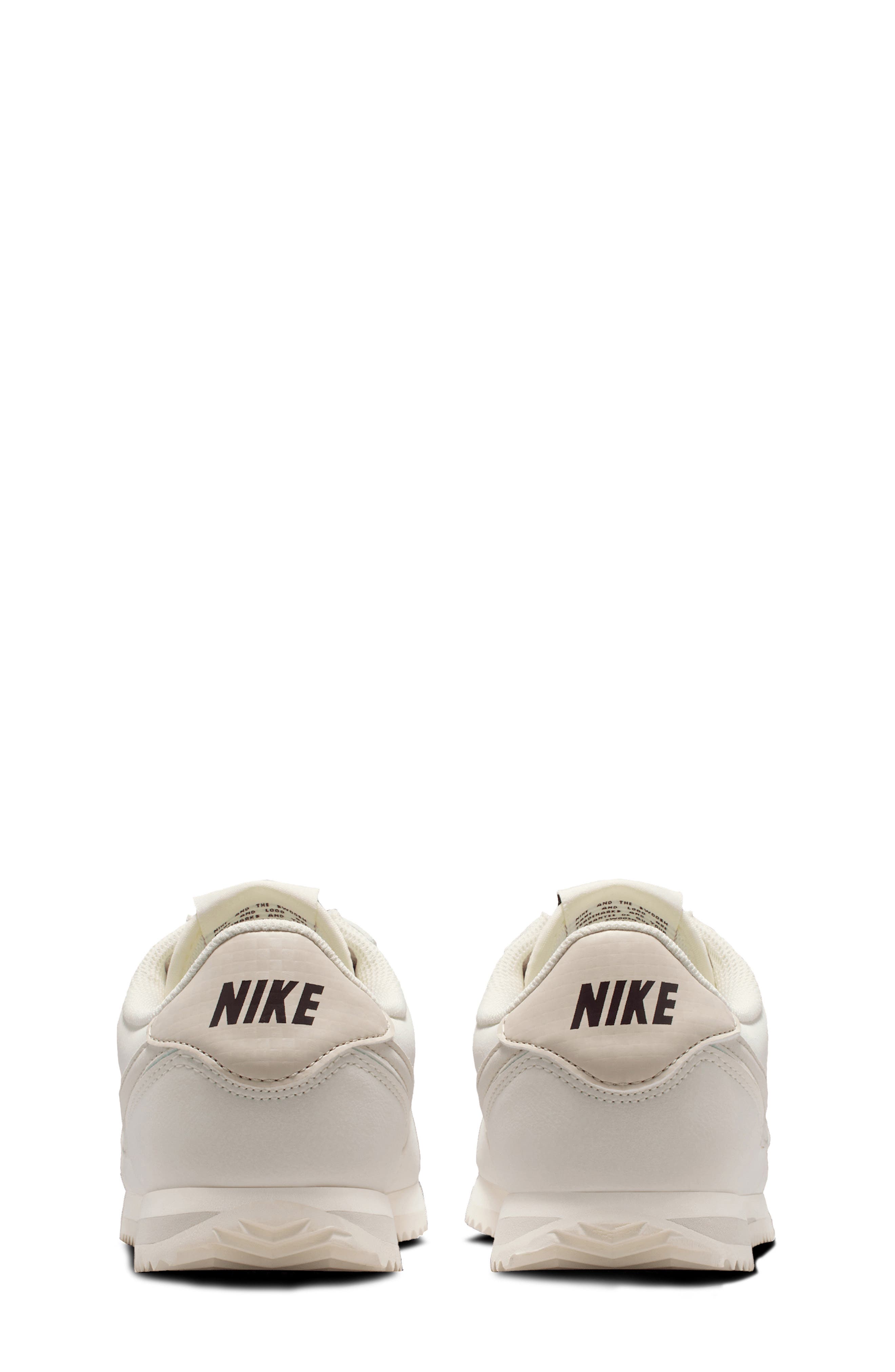 Nike Kids
 Cortez Sneaker, Alternate, color, Soft Pearl/ Blue/ Burgundy