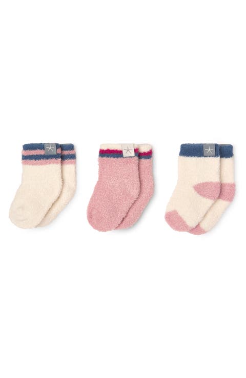 CozyChic Lite® Baby Heart 3-Pack Assorted Socks (Baby)