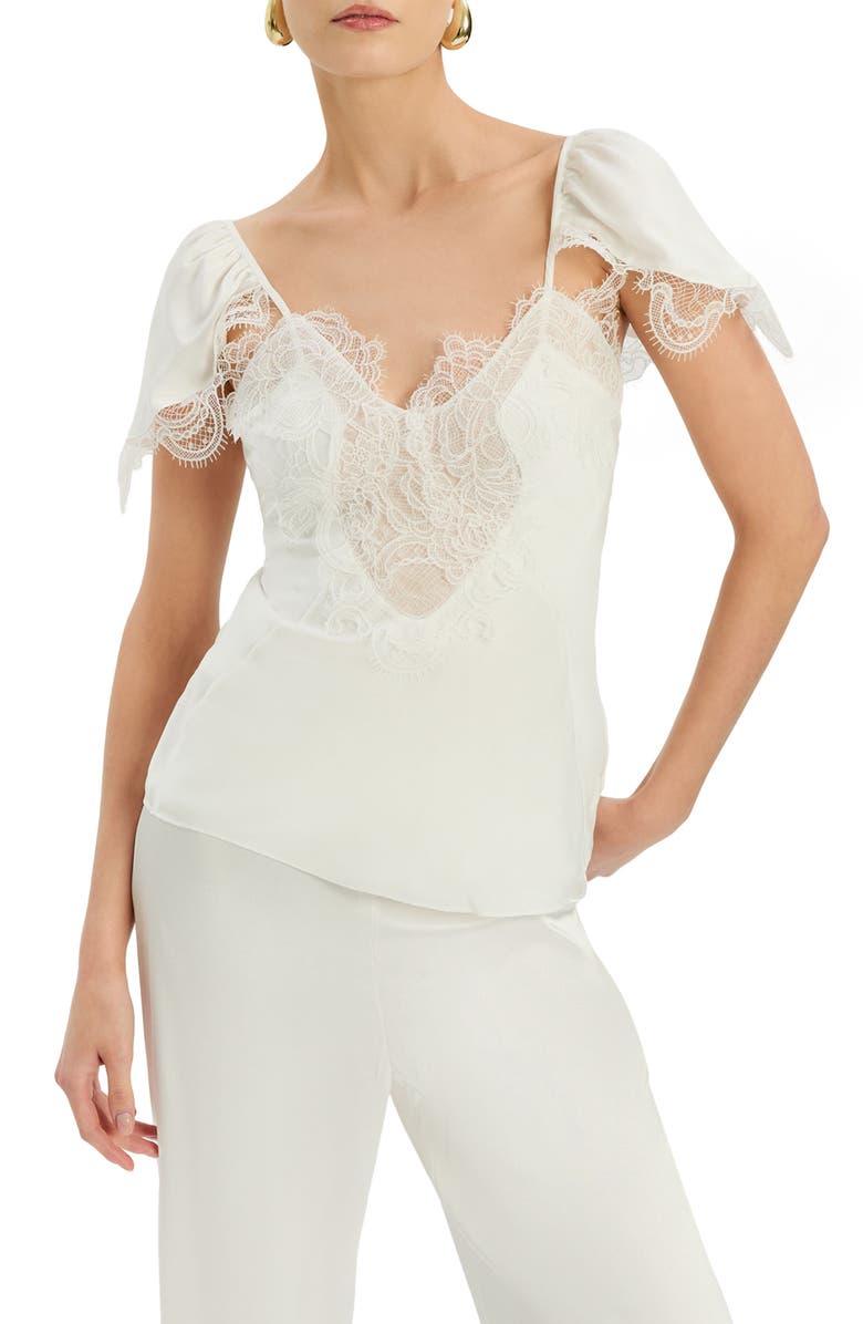 Bardot Ivy Lace Inset Camisole, Main, color, 