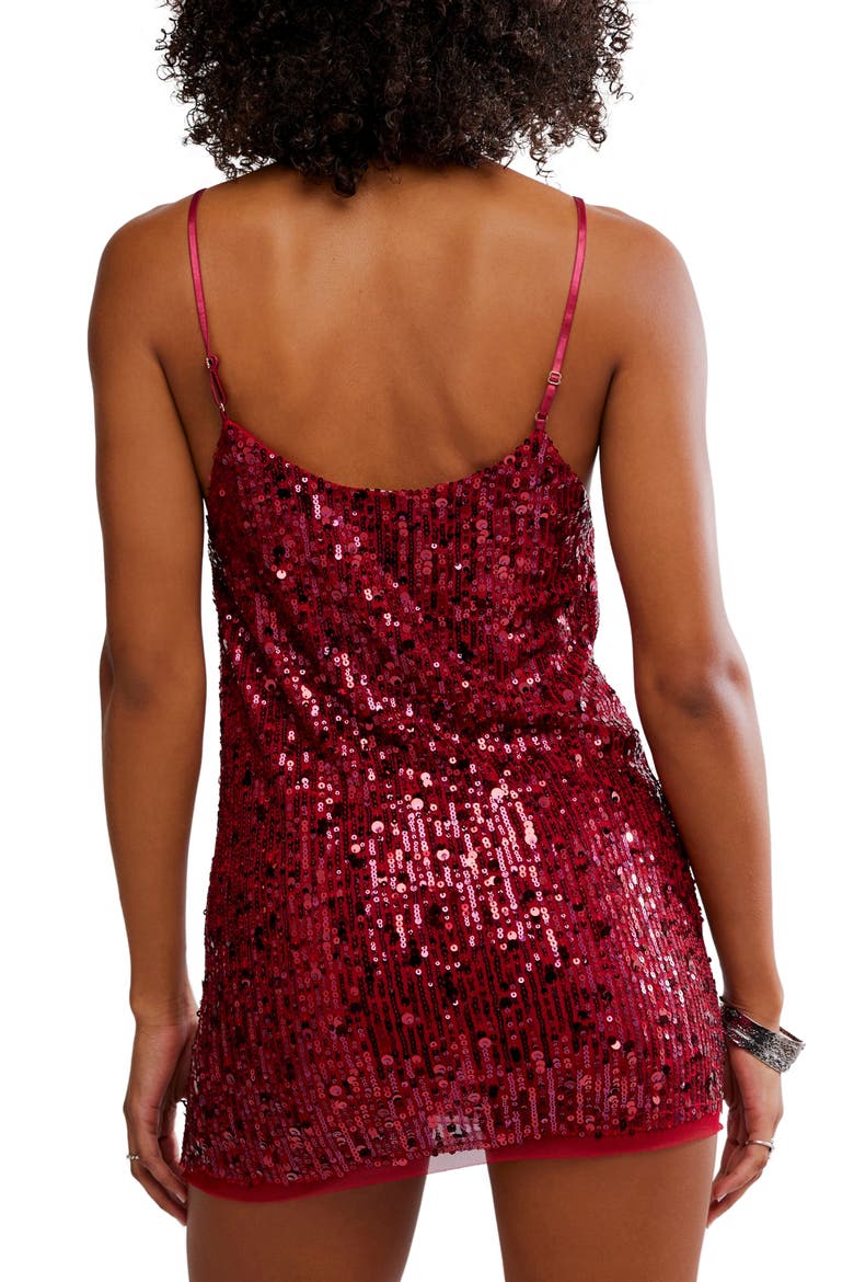 sequin kiss dress Kiss And Tell Sequin Mini Dress - Multi Color