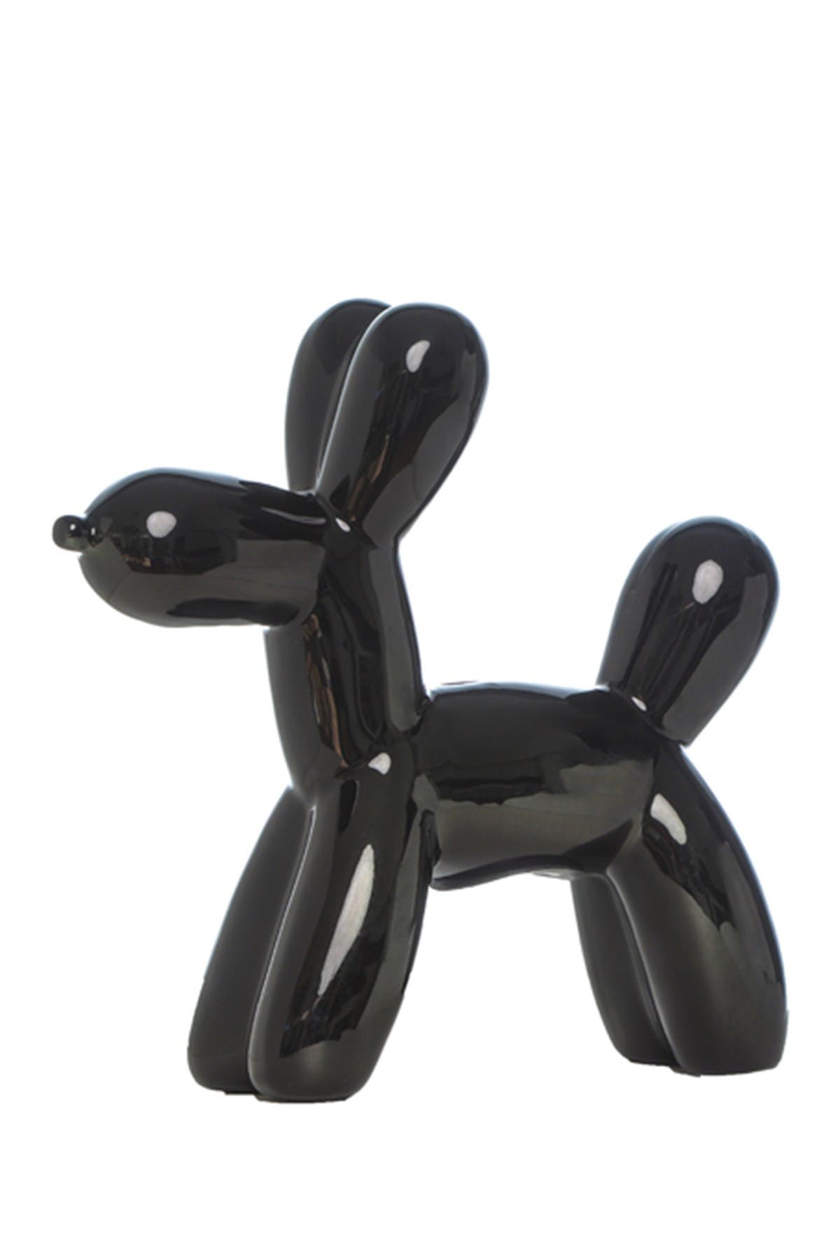 INTERIOR ILLUSIONS Plus Black Balloon Dog Bank