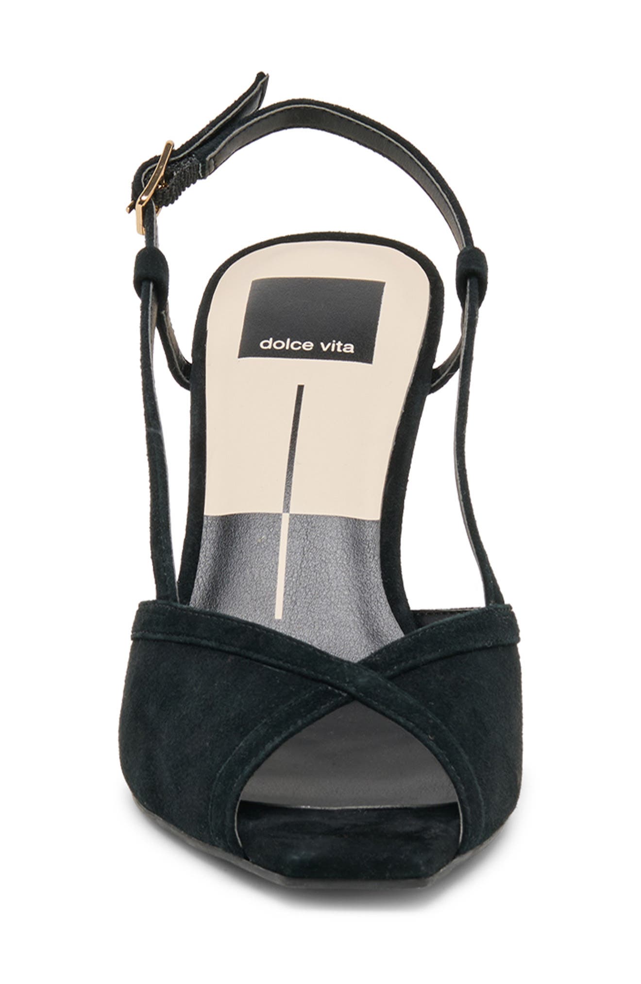 Dolce Vita Sheri Slingback Sandal, Alternate, color, Onyx Suede