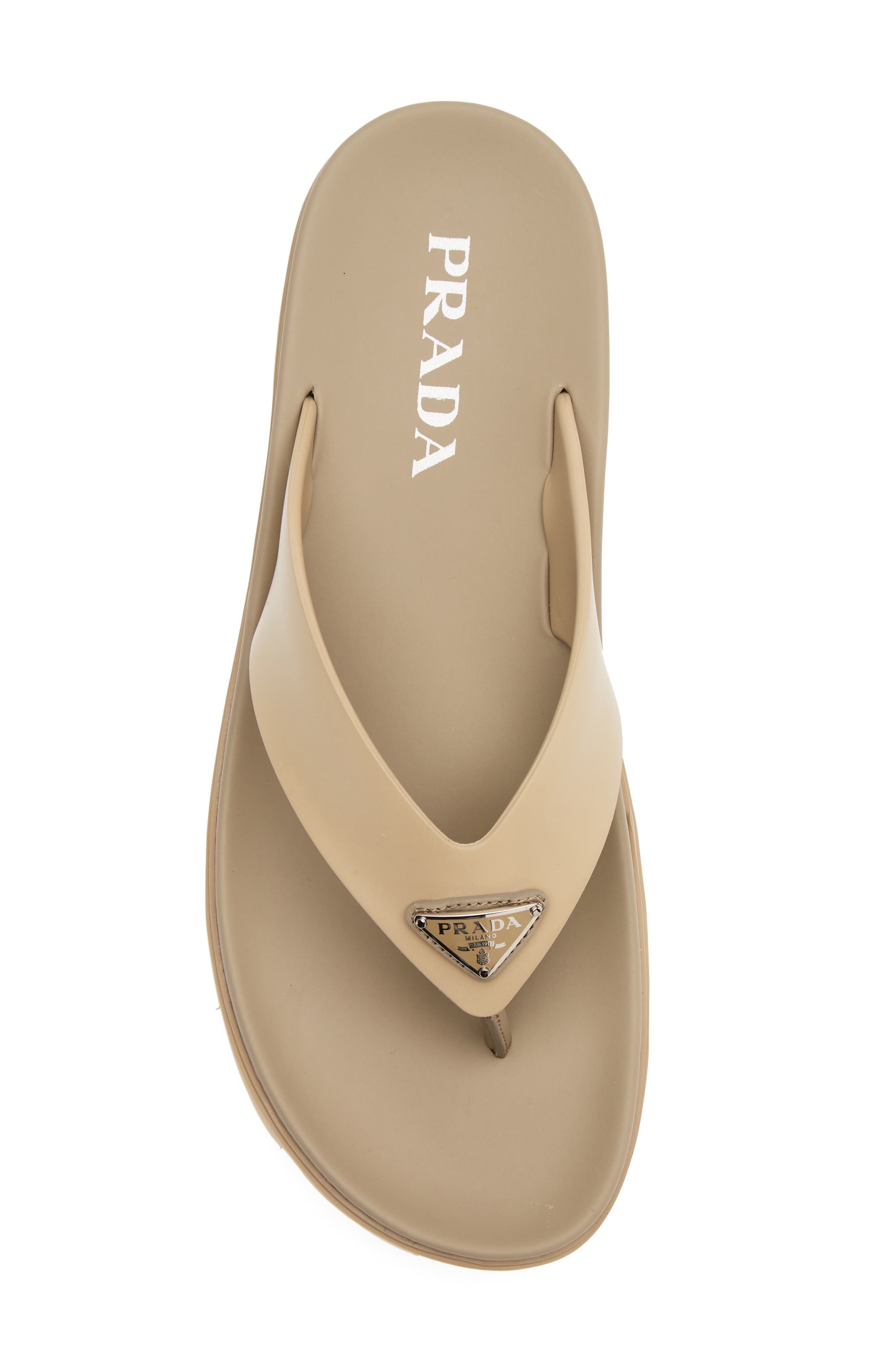 Lug Sole Flip Flop, Alternate, color, BEIGE