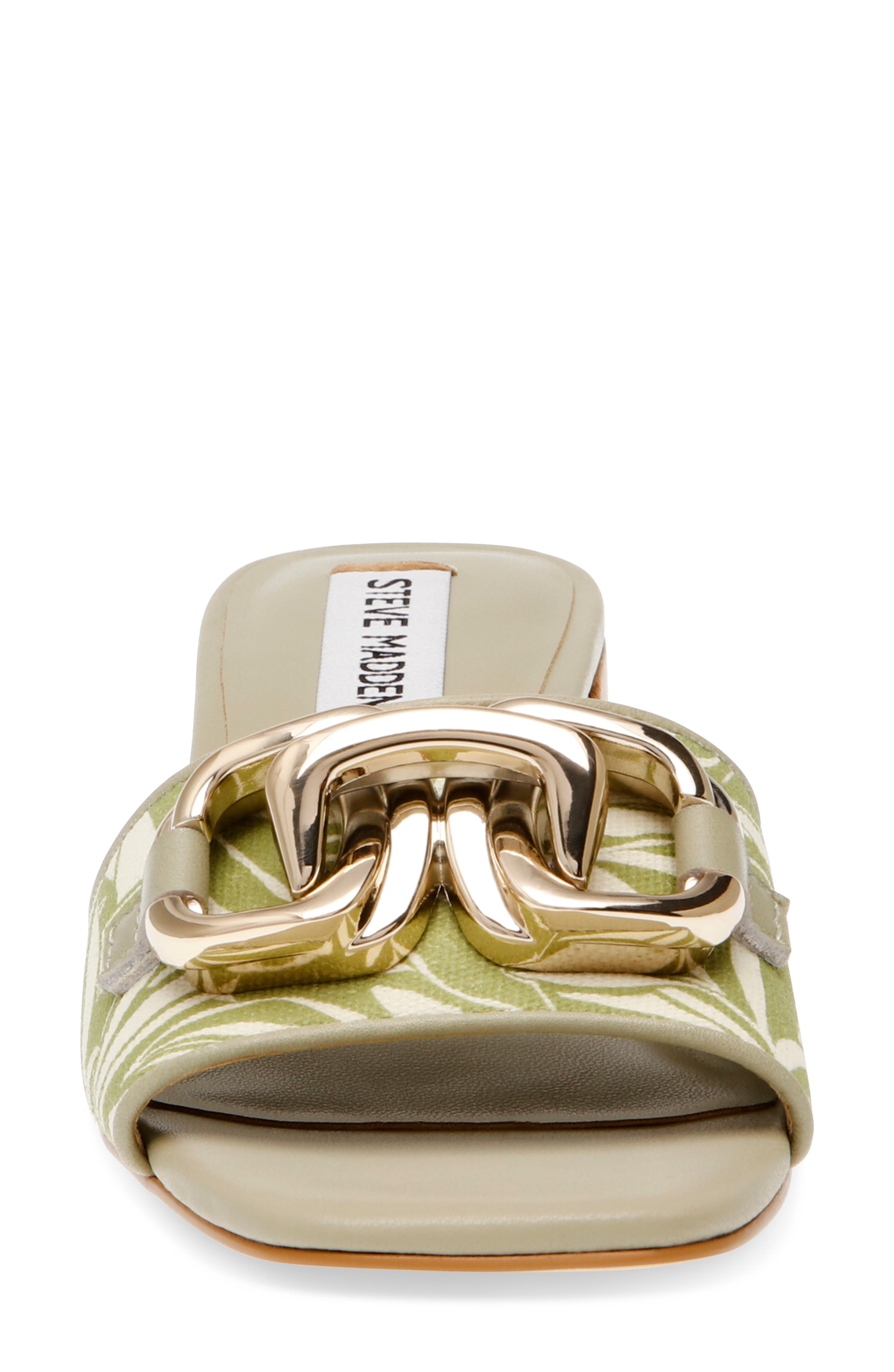 Santana Slide Sandal, Alternate, color, GREEN MULTI