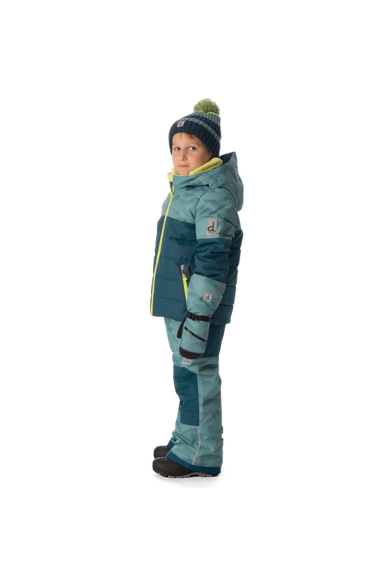 Play Jacket & Pants Neckwarmer Two Piece Snowsuit, Alternate, color, Greyish Blue and Navy