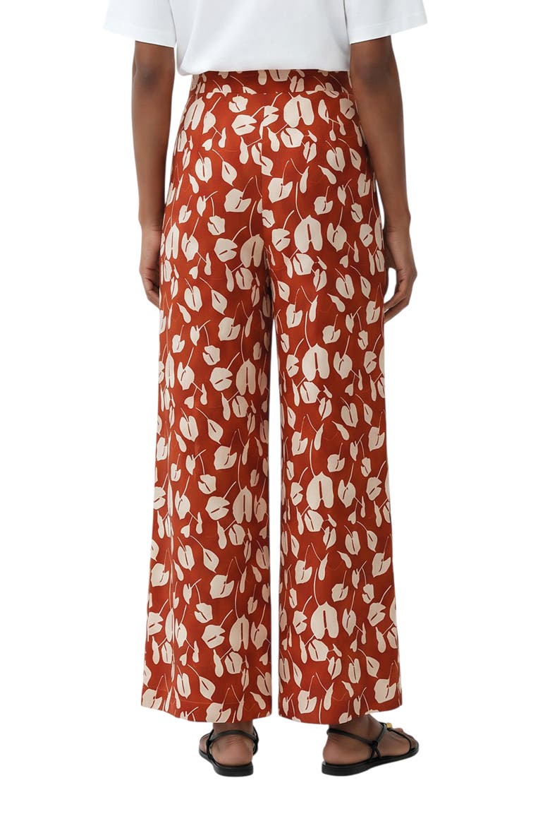 Michelle Print Wide Leg Pants, Alternate, color, BEIGE BRAVE FLORA