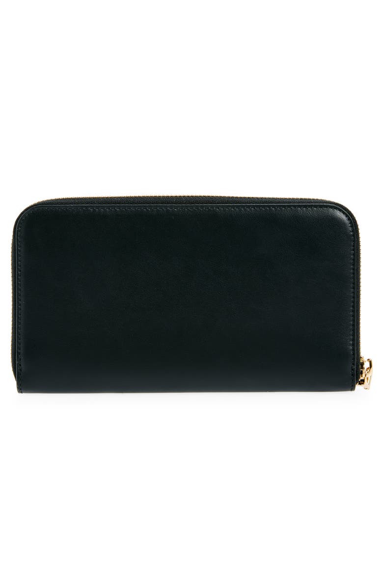 FERRAGAMO Hot Stamp Leather Continental Wallet, Alternate, color, 