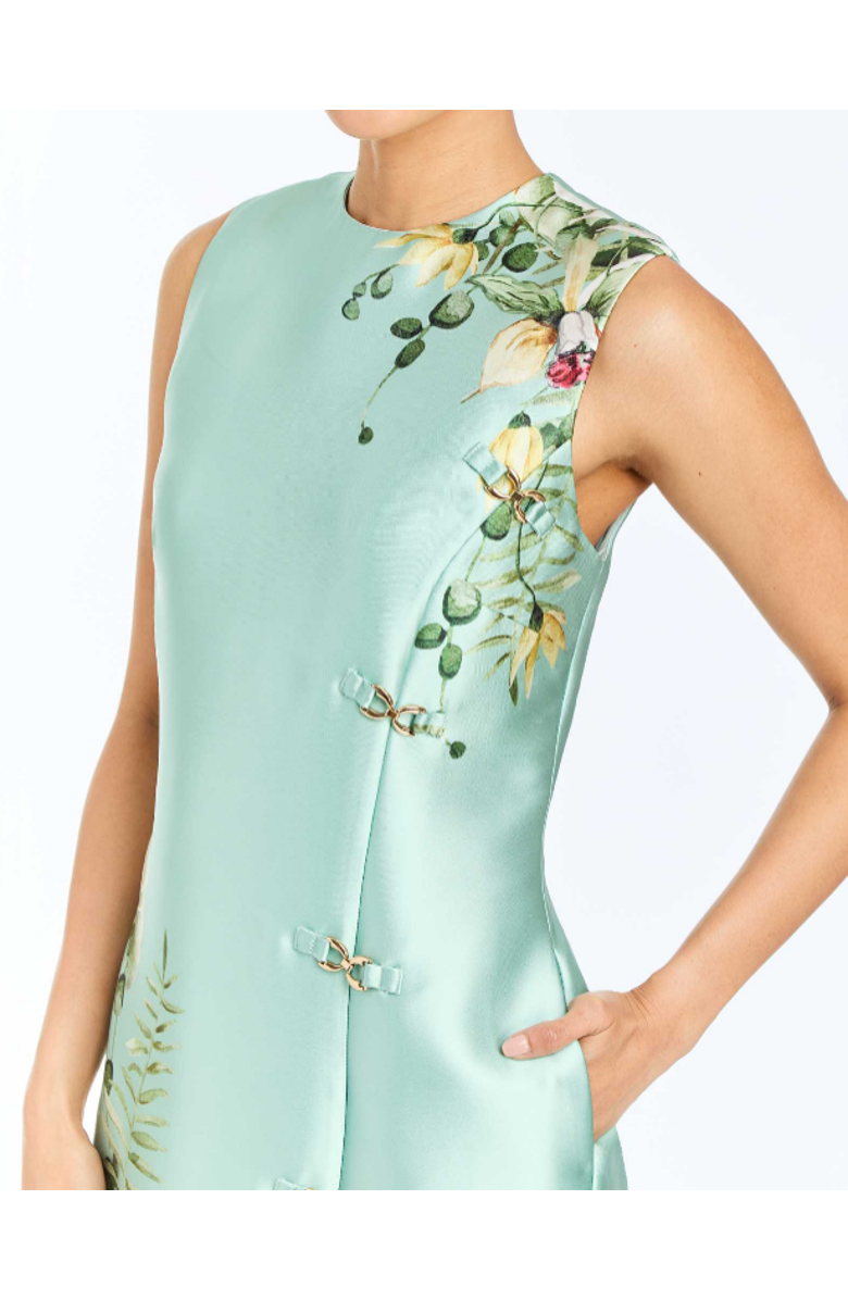 Mestiza New York Serena Midi Dress, Alternate, color, Citron Tableau