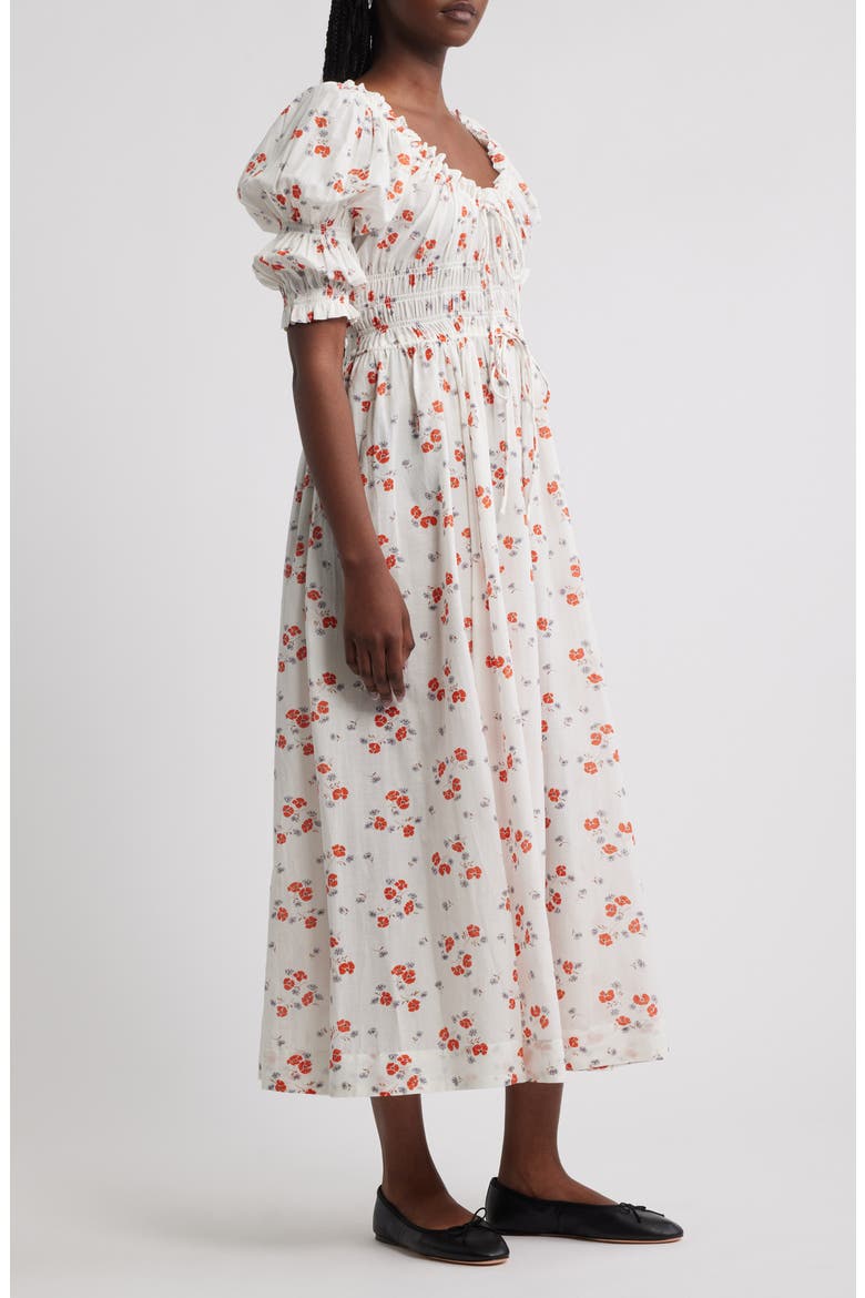 Ischia Convertible Organic Cotton Maxi Dress, Alternate, color, POPPY FIELD
