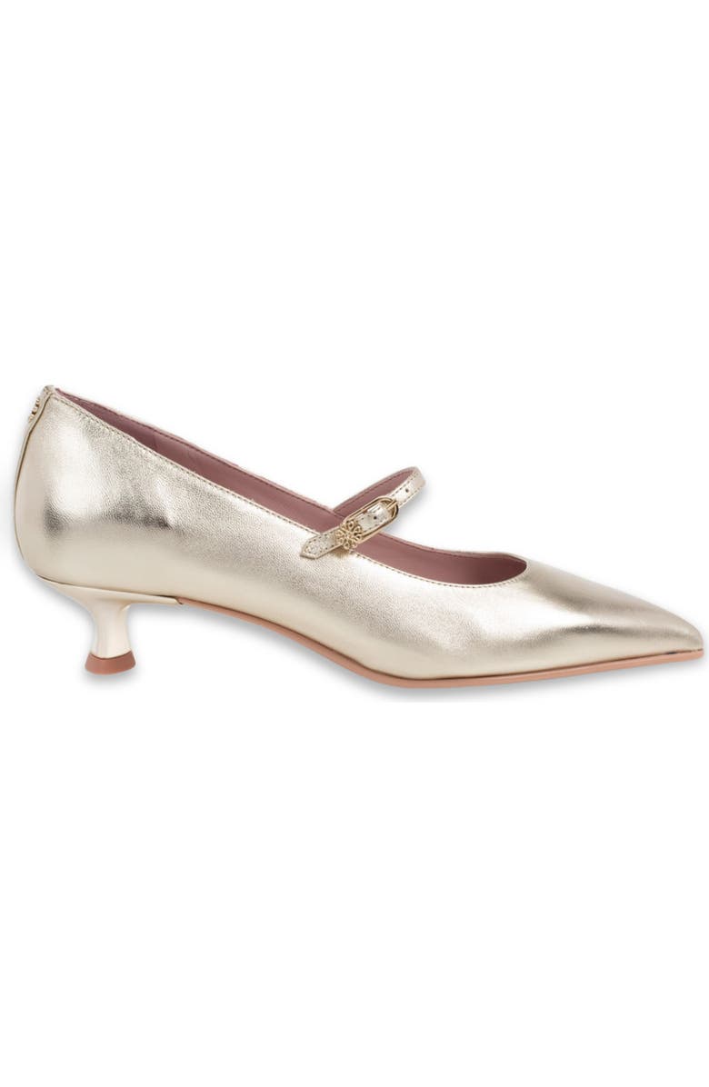 Naot Rosalie Pointed Toe Pump, Alternate, color, Gold Metallic Heather