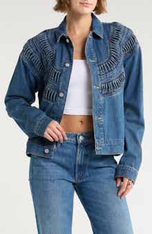 MOTHER The Loop De Loop Denim Trucker Jacket