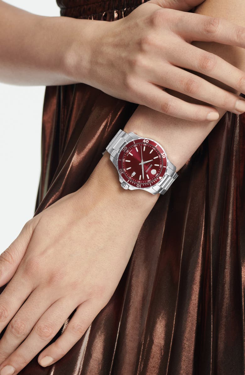 Movado Series 800 Bracelet Watch, 40mm, Alternate, color,