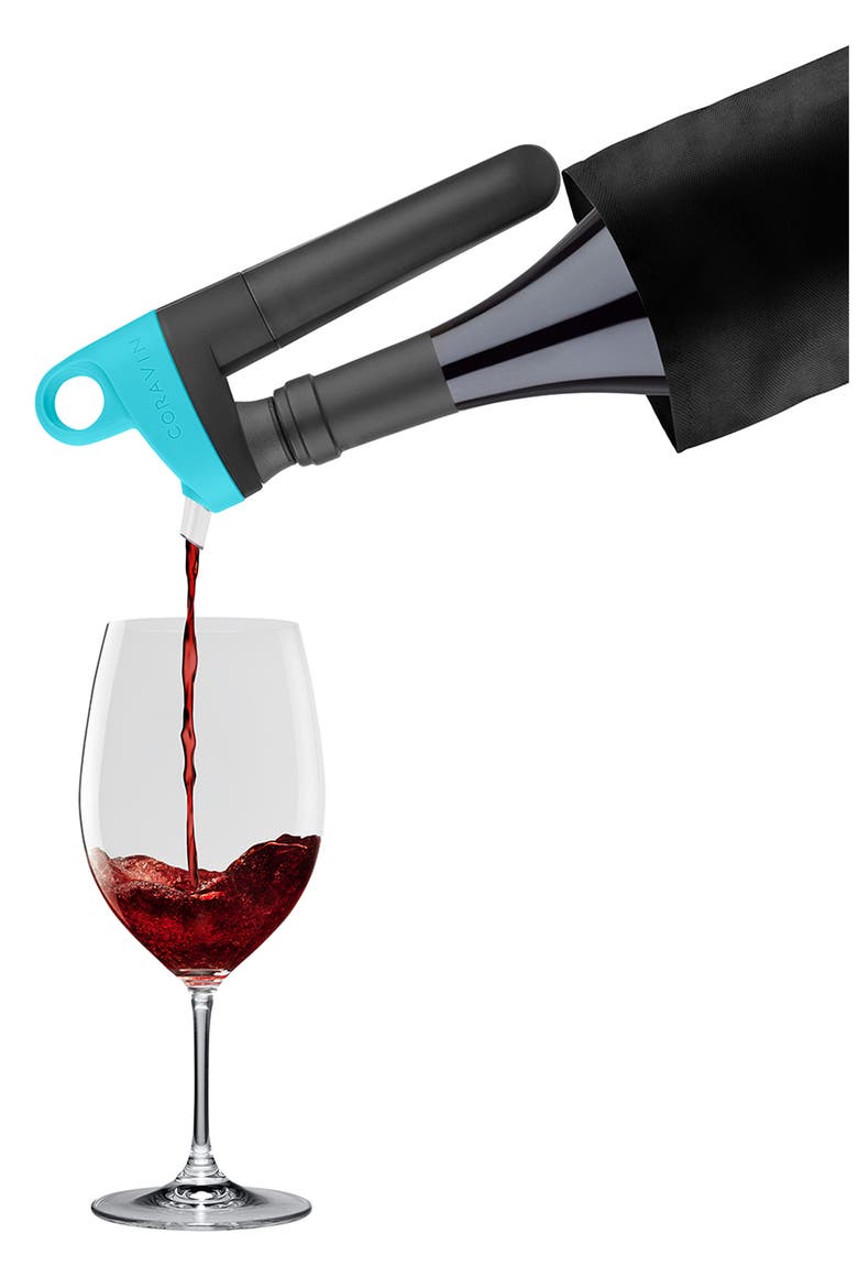 Pivot™ Wine Preservation System, Alternate, color, TEAL
