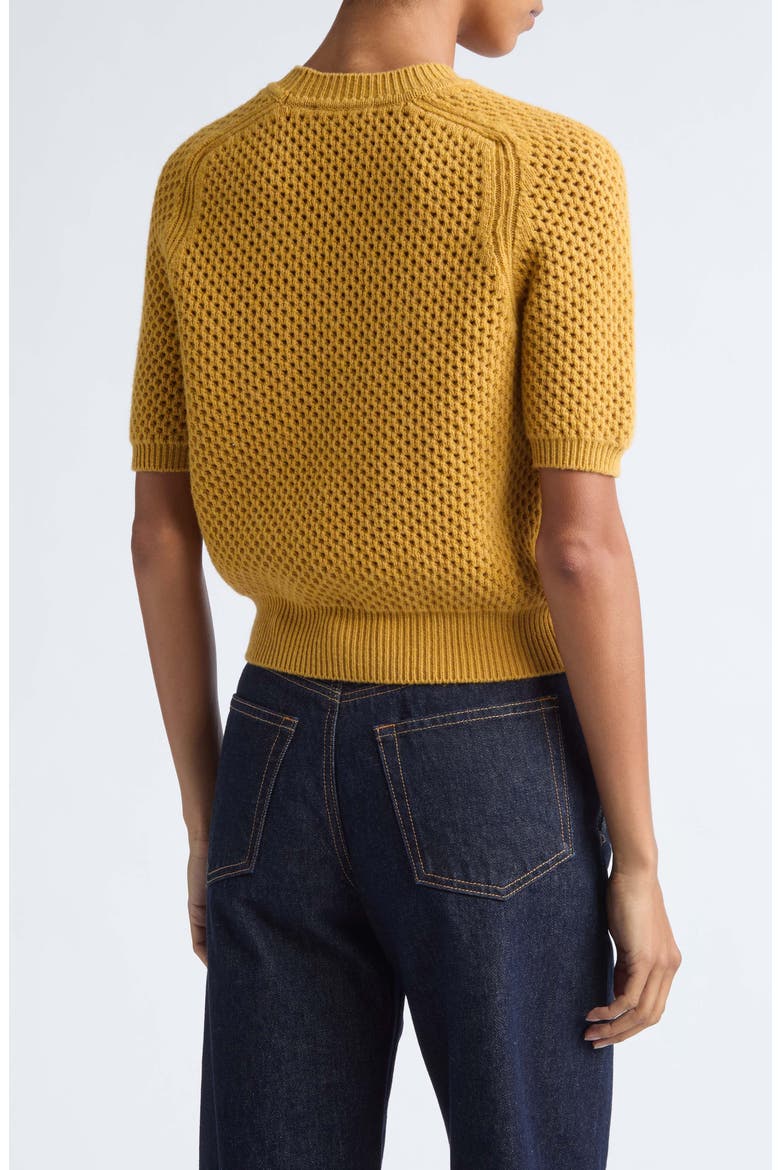 Imara Merino Wool Sweater, Alternate, color, TURMERIC