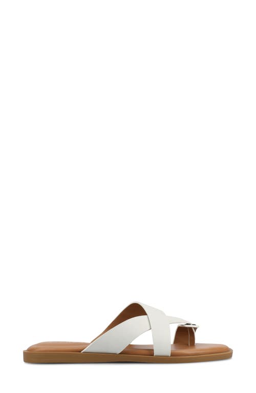 JOURNEE COLLECTION JOURNEE COLLECTION PRIZZIE FLAT SLIDE SANDAL 
