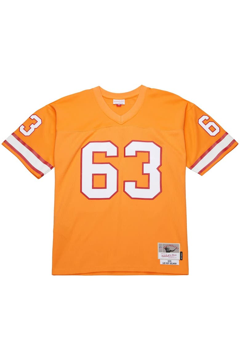 Men's Mitchell & Ness Lee Roy Selmon Orange Tampa Bay Buccaneers 1976 Legacy Replica Jersey, Alternate, color, Orange