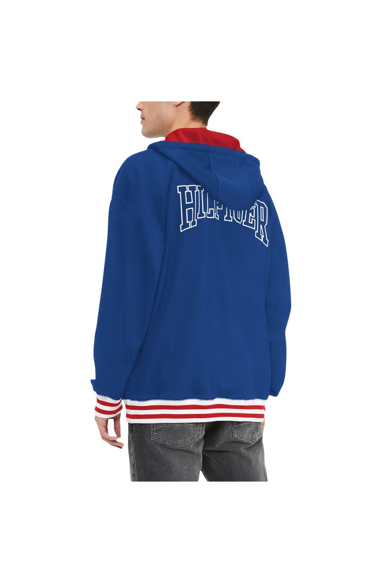 Tommy Hilfiger Men's Tommy Hilfiger Royal New York Giants Aaron Quarter-Zip Hoodie, Alternate, color, Royal