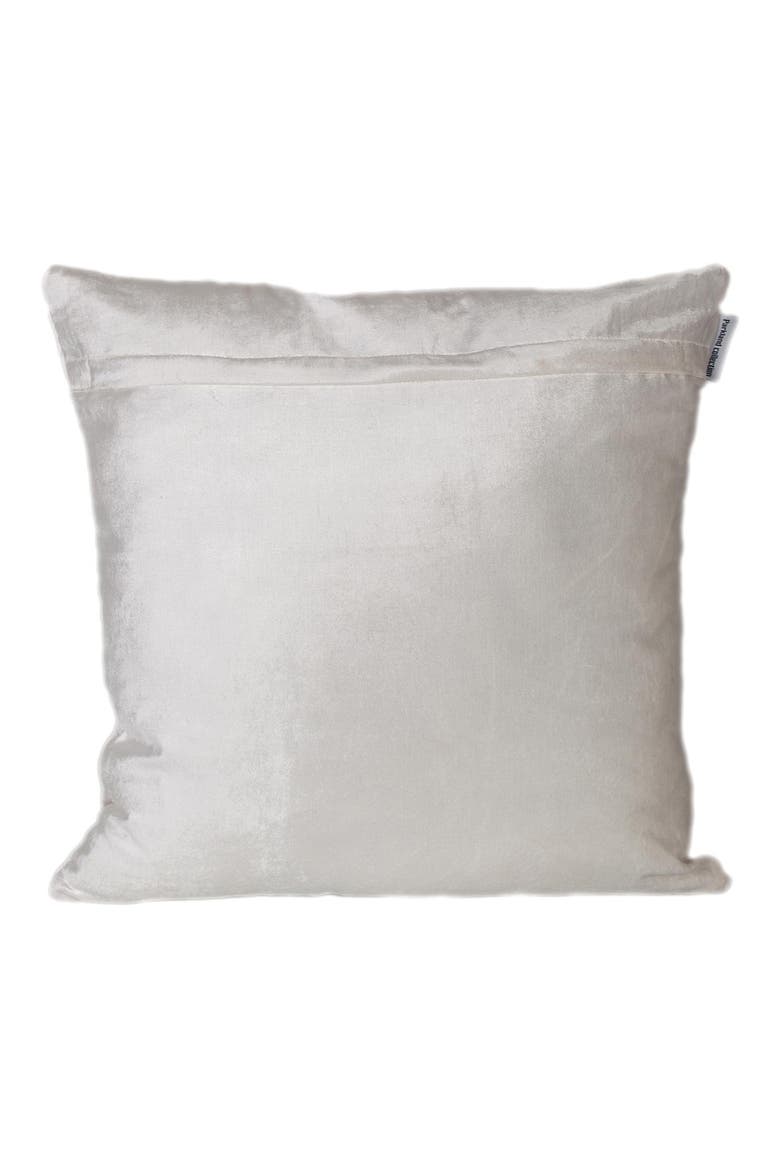 Tufted Velvet Throw Pillow, Alternate, color, WHITE