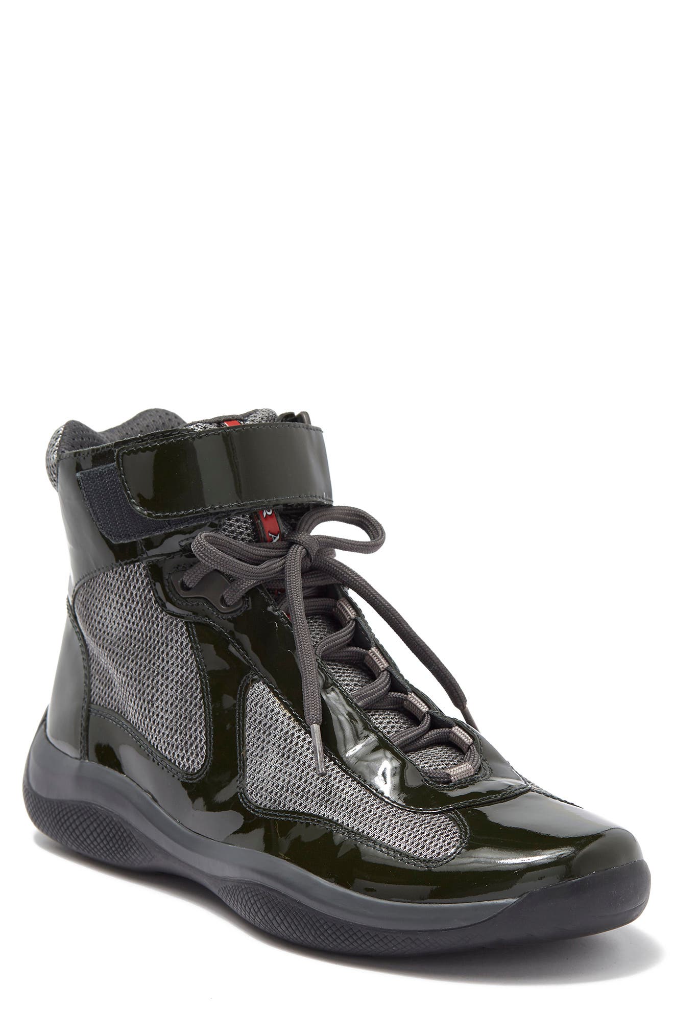 Prada 'Punta Ala' High Top Sneaker, Main, color, 
