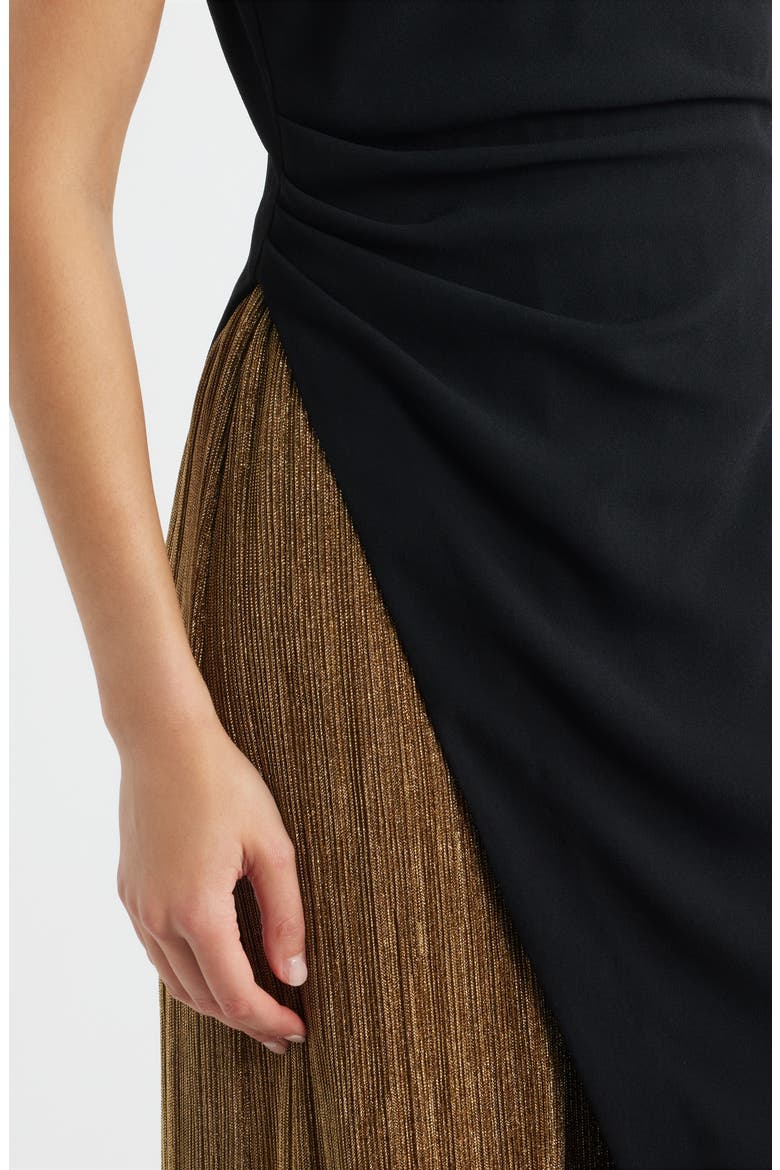 black halo gold dress Gold Hendricks Gown