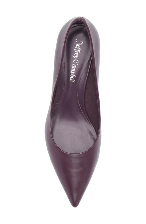 Jeffrey Campbell Miss Maam Pointed Toe Pump In Purple