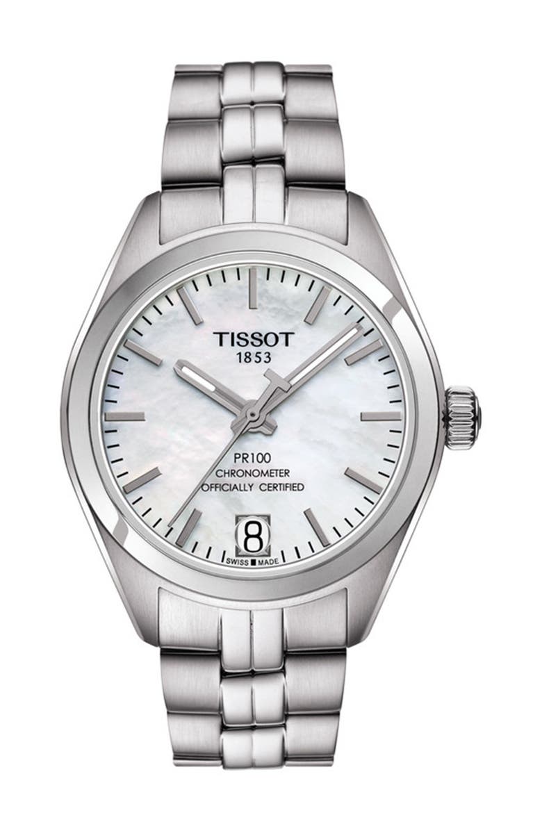 Tissot Women's PR 100 Powermatic 80 Lady COSC Bracelet Watch, 33mm, Main, color,