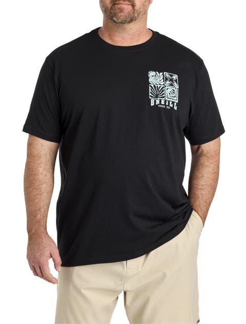 Big & Tall Etching Vintage T-Shirt