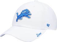 '47 Women's '47 White Detroit Lions Miata Clean Up Logo Adjustable Hat