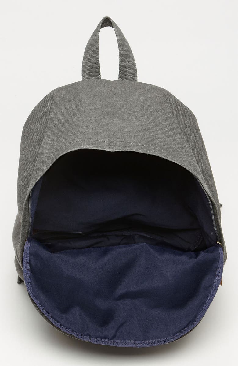 Topman Washed Canvas Backpack, Alternate, color,