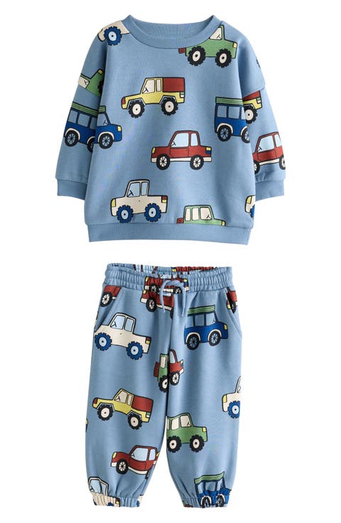 Kids' Car Sweatshirt & Joggers Set
