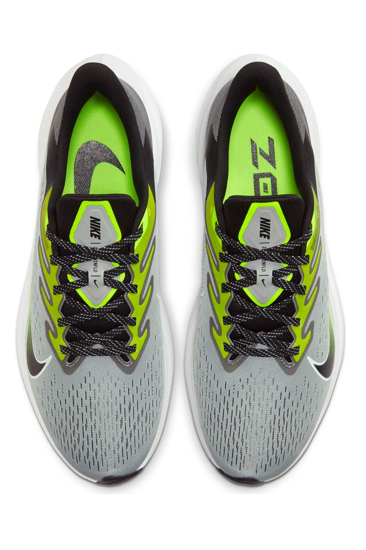 Zoom Winflo Running Sneaker, Alternate, color, 002 LTSKGY/BLACK