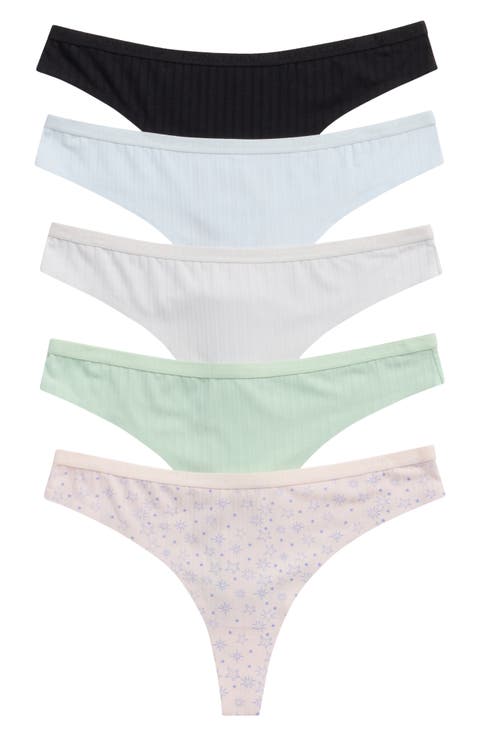 Emilia 5-Pack Thongs