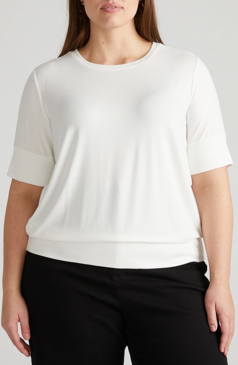 Universal Standard Aimee Knit Top, Main, color, White
